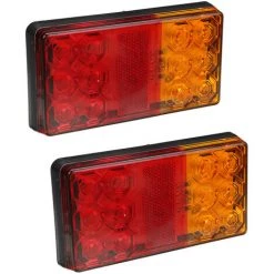 KINGSO Paar 12 LED Rückleuchte Rücklicht Bremslicht DC 12V/ 24V Für LKW PKW Anhänger -Anhänger & Zubehör Verkäufe 41559061 3