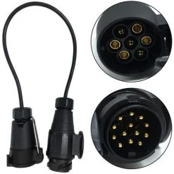 ASUPERMALL Tirol 12V 7 Bis 13-Pin-Anhanger Mit Kabeladapter Verdrahtungsanschluss Anhangerkerleiste -Anhänger & Zubehör Verkäufe 43145968 5
