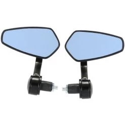 ASUPERMALL Paar Motorrad Endstange Ruckspiegel Universal 7/8 "Griffleiste 360 ​​° Swivel & Winkel Einstellbare Seitenansicht Spiegel