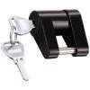 ASUPERMALL 1/4 Zoll Schwarzer Auto-Koppler-Sperre-Anhanger-Hitch-Koppler-Schloss Fur RV-LKW-Boot-Anhanger-Auto-Camper-Van
