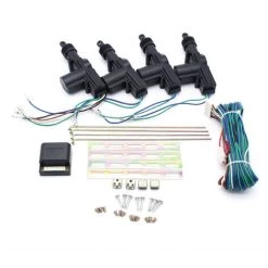 ASUPERMALL Universal 4-Tur-Zentraltur-Verriegelungssystem Mit 1 Master 3 Slaves 12V Keyless Entry-Aktuator Turverriegelungssystem-Kit