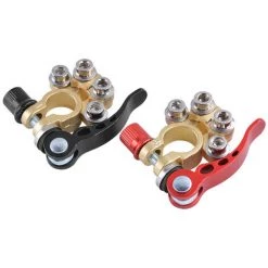 ASUPERMALL 1 Pair Messing Material Automotive Auto Top Post Batterieklemmen Draht Kabelklemme Anschluss Anschlusse Autozubehor