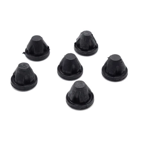 ASUPERMALL 6 STuCKE Lager Motorabdeckung Haubenkissen Crash Pad Black Gummi Ersatz Fur Audi Sauter Skoda VW 1 ASUPERMALL 6 STuCKE Lager Motorabdeckung Haubenkissen Crash Pad Black Gummi Ersatz Fur Audi Sauter Skoda VW