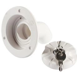 ASUPERMALL Schwerkraft-Wasser-Einlass-abschließbare Kappe Mit Schloss, Lukenfilter Abschließbar Fur RV Boat Camper Anhanger Caravan -Anhänger & Zubehör Verkäufe 43179870 5