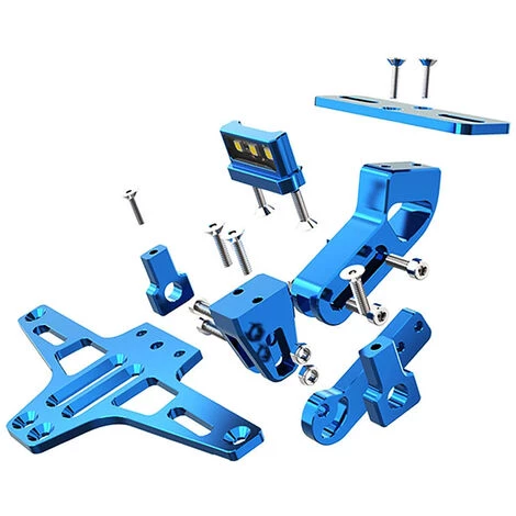 ASUPERMALL Motorrad-Kennzeichenhalterung Mit LED-Leuchten Kennzeichenhalter Aluminiumlegierung Universalgold 2 ASUPERMALL Motorrad-Kennzeichenhalterung Mit LED-Leuchten Kennzeichenhalter Aluminiumlegierung Universalgold – Bild 2