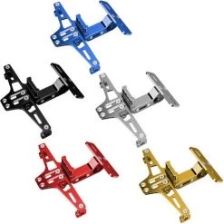 ASUPERMALL Motorrad-Kennzeichenhalterung Mit LED-Leuchten Kennzeichenhalter Aluminiumlegierung Universalgold 7 ASUPERMALL Motorrad-Kennzeichenhalterung Mit LED-Leuchten Kennzeichenhalter Aluminiumlegierung Universalgold -Anhänger & Zubehör Verkäufe 43183058 3