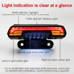 ASUPERMALL Universal 12-80V-Lenkung + Fahren + Bremsen + Kennzeichen-Plattenlampe + Dual-blinkende Schwellenlampe Fur Motorradstraße Fahrrad Cruiser Chopper 8 ASUPERMALL Universal 12-80V-Lenkung + Fahren + Bremsen + Kennzeichen-Plattenlampe + Dual-blinkende Schwellenlampe Fur Motorradstraße Fahrrad Cruiser Chopper -Anhänger & Zubehör Verkäufe 43183139 4