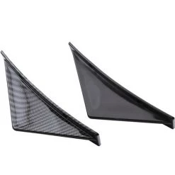 ASUPERMALL 4 STuCKE Auto Heckschuhfanger Haifisch Flossen Dreieckspoiler Universal Carbon Faser Geschwungener Stil -Anhänger & Zubehör Verkäufe 43184259 4