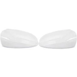 ASUPERMALL 1 Paar Auto Vordere Scheinwerfer Klarer Linsenabdeckung Kunststoff 1K6941005S 1K6941006S Ersatz Fur VW Golf Jetta 2005-2009