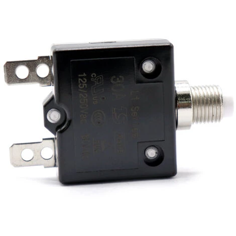 ASUPERMALL AC 125 / 250V 30A Thermischer Schaltschalter Uberlastungsschutz-Leistungsschalter-uberlastschutzschalter Zurucksetzen 3 ASUPERMALL AC 125 / 250V 30A Thermischer Schaltschalter Uberlastungsschutz-Leistungsschalter-uberlastschutzschalter Zurucksetzen – Bild 3