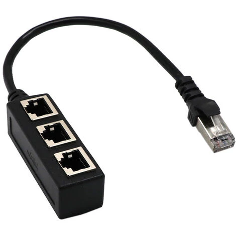 ASUPERMALL RJ45 Weibliche 1 Bis 3Port-Buchse-Adapter-Schnittstelle, RJ45-Netzwerk-Splitter-Adapter, Ethernet-Kabel-Extender-Stecker, Ethernet-Buchse-Anschlussadapter 1 ASUPERMALL RJ45 Weibliche 1 Bis 3Port-Buchse-Adapter-Schnittstelle, RJ45-Netzwerk-Splitter-Adapter, Ethernet-Kabel-Extender-Stecker, Ethernet-Buchse-Anschlussadapter