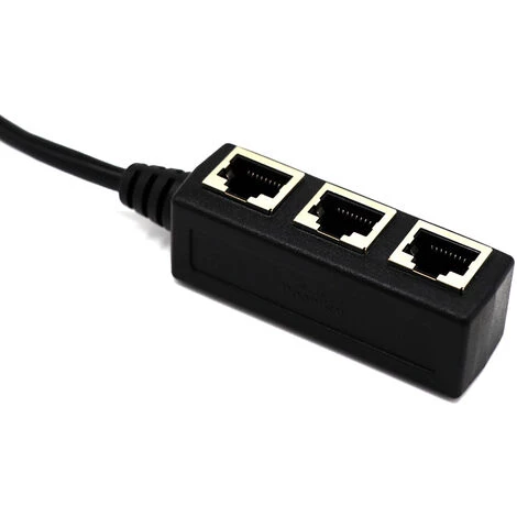 ASUPERMALL RJ45 Weibliche 1 Bis 3Port-Buchse-Adapter-Schnittstelle, RJ45-Netzwerk-Splitter-Adapter, Ethernet-Kabel-Extender-Stecker, Ethernet-Buchse-Anschlussadapter 5 ASUPERMALL RJ45 Weibliche 1 Bis 3Port-Buchse-Adapter-Schnittstelle, RJ45-Netzwerk-Splitter-Adapter, Ethernet-Kabel-Extender-Stecker, Ethernet-Buchse-Anschlussadapter – Bild 5