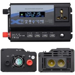 ASUPERMALL 360W Power Inverter Car 12V DC In 220 V AC-Wandler Mit LCD-Display Und LED-Licht 4 USB-Anschlusse Autoladegerat-Ports Fur Smartphones Laptops-Tabletten 8 ASUPERMALL 360W Power Inverter Car 12V DC In 220 V AC-Wandler Mit LCD-Display Und LED-Licht 4 USB-Anschlusse Autoladegerat-Ports Fur Smartphones Laptops-Tabletten -Anhänger & Zubehör Verkäufe 43185188 4