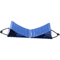 ASUPERMALL 2 Stucke Große Rad Keile Mit Seil Fur Rv Camper Auto Reifen Chocks Anhanger Feste Schwere Rohe Rad Keile