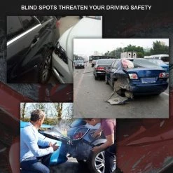 ASUPERMALL Anti-Blend-Ruckfahrspiegel, Saugnapf Universal Ruckspiegel Mit Umgebungsbeleuchtung, 360 ° Einstellbar Fur Den Fahrzeugwagen, 248 * 70mm -Anhänger & Zubehör Verkäufe 43185972 3