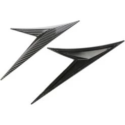 ASUPERMALL Auto Spoiler Seitenflugellippe 2 Stucke Schwarz Kohlefaserblattform V-formig Kein Logo Fur Alle Fahrzeuge 9 ASUPERMALL Auto Spoiler Seitenflugellippe 2 Stucke Schwarz Kohlefaserblattform V-formig Kein Logo Fur Alle Fahrzeuge -Anhänger & Zubehör Verkäufe 43186030 5