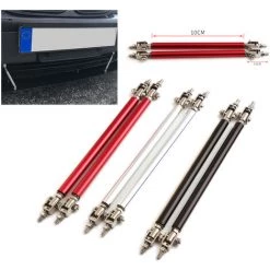 ASUPERMALL 2 Stucke 100-200mm Verstellbare Vordere Stoßfanger-Klopfen-Splitter-Streifen-Blechstutzstange -Anhänger & Zubehör Verkäufe 43186084 3