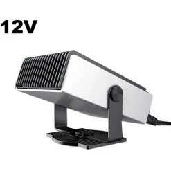 ASUPERMALL Tragbare Automobilheizung, 12V / 150W Auto Heizung Lufter Schnelles Heizung Defroster Demister Lufter Heizung & Kuhler Auto Stecker In Zigarettenanzunder 180 Grad Rotary