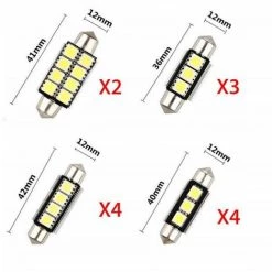 ASUPERMALL 23 Stucke Super Helle Canbus Led Lampen 5050 Smd Led Leuchten Birne Auto Innen Licht Dome Licht Led Karte Licht Tur Leichte Kuppel Liquid Platte Lampe Birne -Anhänger & Zubehör Verkäufe 43186131 4