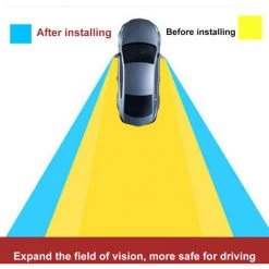 ASUPERMALL 300mm Auto Broad Vision Heckspiegel Universal Car Truck Interieur Ruckansicht Spiegel -Anhänger & Zubehör Verkäufe 43215427 5