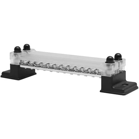 ASUPERMALL Dual-Zeilen 12 Positionen Klemme 130A / 150A Sammelschienenbock & Cover Fur Autoboot Marine Power Verteiler Klemmenblock 24 Schrauben + 4 Stollen 5 ASUPERMALL Dual-Zeilen 12 Positionen Klemme 130A / 150A Sammelschienenbock & Cover Fur Autoboot Marine Power Verteiler Klemmenblock 24 Schrauben + 4 Stollen – Bild 5