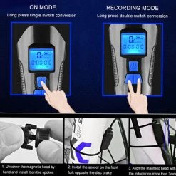 ASUPERMALL LED-Fahrrad-Licht-USB-Heckfahrrad-Licht Wiederaufladbares Fahrrad-Rucklicht- Und Front-Licht-Set-Zyklusscheinwerfer Mit Fahrrad-Tacho-Kilometerzahler Passen Sie Alle Berg- Und Rennradfahrer -Anhänger & Zubehör Verkäufe 43216930 3
