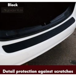 ASUPERMALL 90cm Universal Auto Kofferraum Tur Sill Protector Gummi Sticker Aufkleber Auto Heckschaufel Bumper Guard Scratch Protection Bar