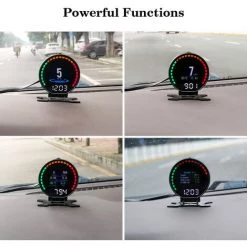 ASUPERMALL Head-Up-Anzeige Geschwindigkeit Temperaturspannung Einzelbereich Anzeige Auto HUD -Anhänger & Zubehör Verkäufe 43218949 5