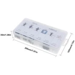 ASUPERMALL Sortierte Karosserie-Push-Halter-Pin-Niet-Befestigungselemente Trim-Form-Clip-Kfz-Mobelbaugruppe Erweiterungsschrauben Kit -Anhänger & Zubehör Verkäufe 43220816 3