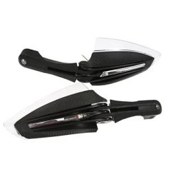 ASUPERMALL Motorrad Handschutzer LED Blinker Light Hand Pinsel Guards Schutz