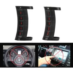 ASUPERMALL Universal Auto Lenkrad Fernbedienung Wireless Multifunktions-DVD-Navigationstasten-Steuerung Fur Android Windows CE-System-Player