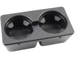 ASUPERMALL Auto Tasse Halter Dual Cup Holder Insert Getrank CalleHolder Interieur Trinkbecher Halterung Schwarz Fur GMC Yukon 07-14