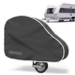 Tarpofix® Deichselhaube Abdeckhaube Mit Doppelt Klickverschluss - Extra Große & Wasserfeste Deichselabdeckung - Anhänger & Wohnwagen Deichselschutzhülle - Deichselabdeckhaube