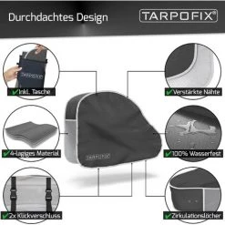 Tarpofix® Deichselhaube Abdeckhaube Mit Doppelt Klickverschluss - Extra Große & Wasserfeste Deichselabdeckung - Anhänger & Wohnwagen Deichselschutzhülle - Deichselabdeckhaube 9 Tarpofix® Deichselhaube Abdeckhaube Mit Doppelt Klickverschluss - Extra Große & Wasserfeste Deichselabdeckung - Anhänger & Wohnwagen Deichselschutzhülle - Deichselabdeckhaube -Anhänger & Zubehör Verkäufe 43349405 5