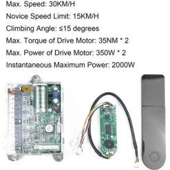 ASUPERMALL Elektroroller Motherboard Controller 36V Mainboard Controller Digitalanzeige Mit Front- Und Rucklicht Kompatibel Mit M365/PRO Elektrorollern -Anhänger & Zubehör Verkäufe 44404197 3