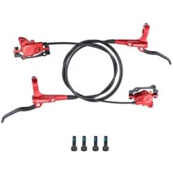 MEROCA Fahrrad Ol Scheibenbremse MTB Hydraulische Scheibenbremse Kit Vorne Hinten Fahrrad Bremssattel Klemmen Fur Mountainbike