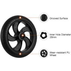 ASUPERMALL 8in Vollgummireifen Elektroroller Vollgummireifen PU-Reifen Stoßdampferreifen 200mm Verschleißfester Reifen Nicht Pneumatischer Reifen -Anhänger & Zubehör Verkäufe 44406846 4