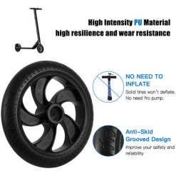 ASUPERMALL 8in Vollgummireifen Elektroroller Vollgummireifen PU-Reifen Stoßdampferreifen 200mm Verschleißfester Reifen Nicht Pneumatischer Reifen -Anhänger & Zubehör Verkäufe 44406846 5