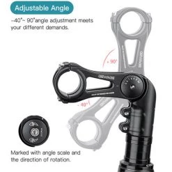 ASUPERMALL Verstellbarer Fahrradvorbau Lenkervorbau Passend Fur 31,8 Mm Lenker Fur Rennrad MTB 7 ASUPERMALL Verstellbarer Fahrradvorbau Lenkervorbau Passend Fur 31,8 Mm Lenker Fur Rennrad MTB -Anhänger & Zubehör Verkäufe 44476590 3