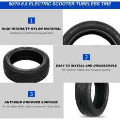ASUPERMALL 60/70-6.5 Elektroroller Tubeless Reifen Verdicken Explosionsgeschutzter Reifenersatz Kein Aufblasen Reifen Fur Ninebot G30 Elektroroller -Anhänger & Zubehör Verkäufe 44479228 4