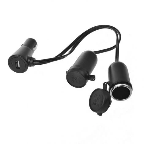 ProPlus Zweifachsteckdose + Stecker Mit USB 1000mA 12V/24V 1 ProPlus Zweifachsteckdose + Stecker Mit USB 1000mA 12V/24V