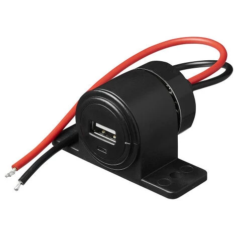 PROPLUS USB Aufbau-Steckdose 2100mA 12V/24V Im Blister 2 PROPLUS USB Aufbau-Steckdose 2100mA 12V/24V Im Blister – Bild 2