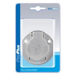 PROPLUS Steckdose 7+1-polig Metall Im Blister