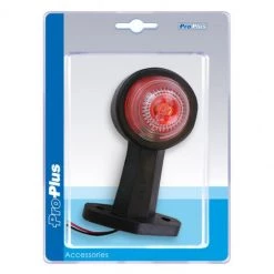 PROPLUS Umrissleuchte Rot/weiß 120mm Gerade Im Blister