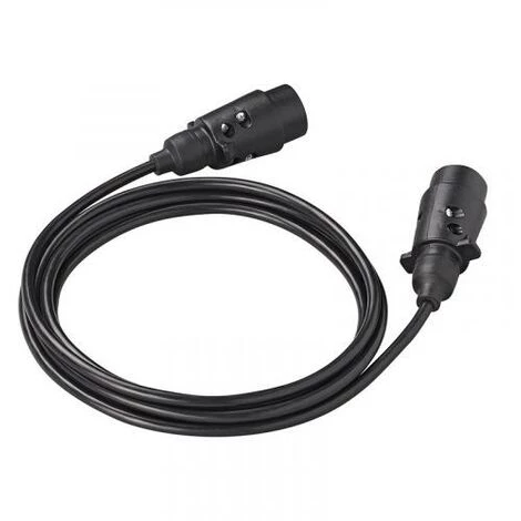 PAT Verlängerungskabel 3M Mit 2x Stecker 7-polig PVC Kupplung Verbindungskabel 2 PAT Verlängerungskabel 3M Mit 2x Stecker 7-polig PVC Kupplung Verbindungskabel – Bild 2