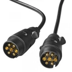 PAT Verlängerungskabel 3M Mit 2x Stecker 7-polig PVC Kupplung Verbindungskabel 9 PAT Verlängerungskabel 3M Mit 2x Stecker 7-polig PVC Kupplung Verbindungskabel -Anhänger & Zubehör Verkäufe 45404389 5