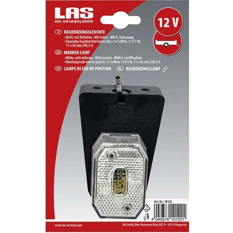 LAS Anhänger-Beleuchtungsset Rückleuchte, Kennzeichenleuchte Hinten, Rechts, Vorne 12 V 2 LAS Anhänger-Beleuchtungsset Rückleuchte, Kennzeichenleuchte Hinten, Rechts, Vorne 12 V – Bild 2