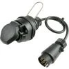 AS Schwabe 60468 Anhänger Adapter [Stecker 7polig - Steckdose 13polig]