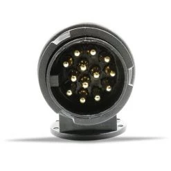 THSINDE 13-polige Anschlüsse LKW-Adaptersteckdose Elektrokupplung Auto-Traktor-Anhänger-Zugfahrzeug 12V