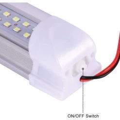 Kueatily LED Neonlicht, 72 LED Autoinnenbeleuchtung 12V 4,5W Mit Ein-/Ausschalter Für LKW Wohnmobil Boot 1 Streifen Weiß -Anhänger & Zubehör Verkäufe 46479283 5